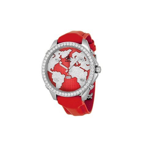 Jacob & Co. Red Stainless Steel Diam...