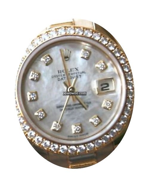 Rolex Ladies 18k Gold President Factory ...