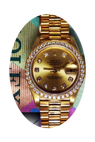 Rolex Datejust 18k Yellow Gold Factory D...