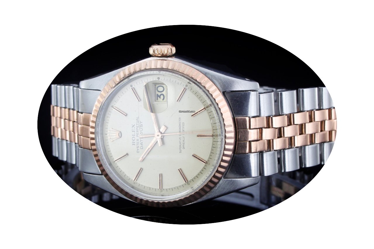 Rolex Datejust (36mm) Ref.: 1601 in Edel...