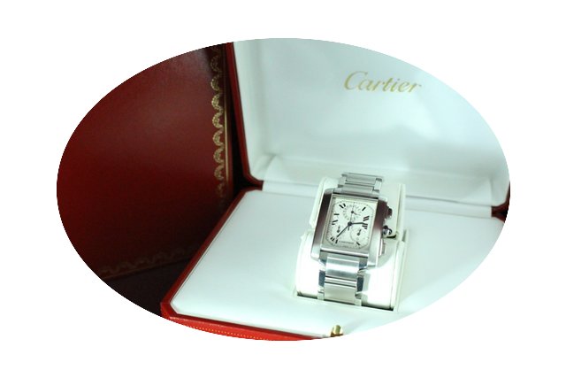 Cartier Chronoflex Stainless Steel W5100...