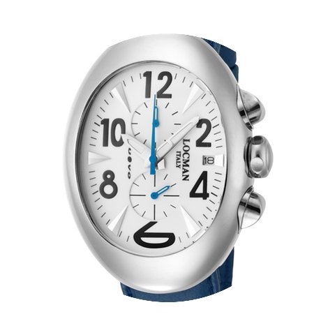 Locman Nuovo Titanio White Dial Blue Cor...