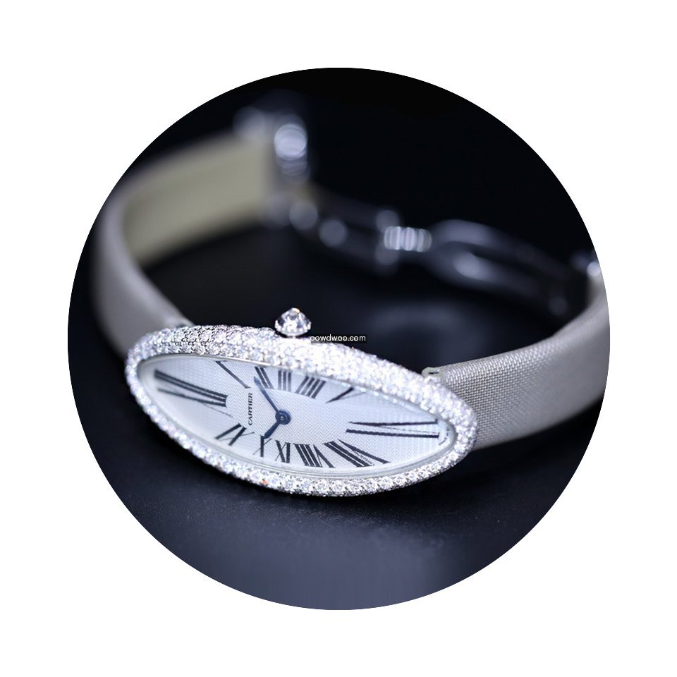 Cartier Baignoire Allongee White Gold & ...
