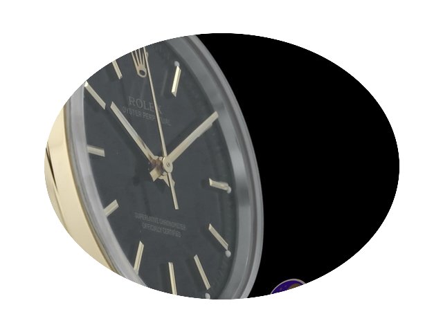 Rolex Oyster Perpetual 18kt Gelbgold/Ede...