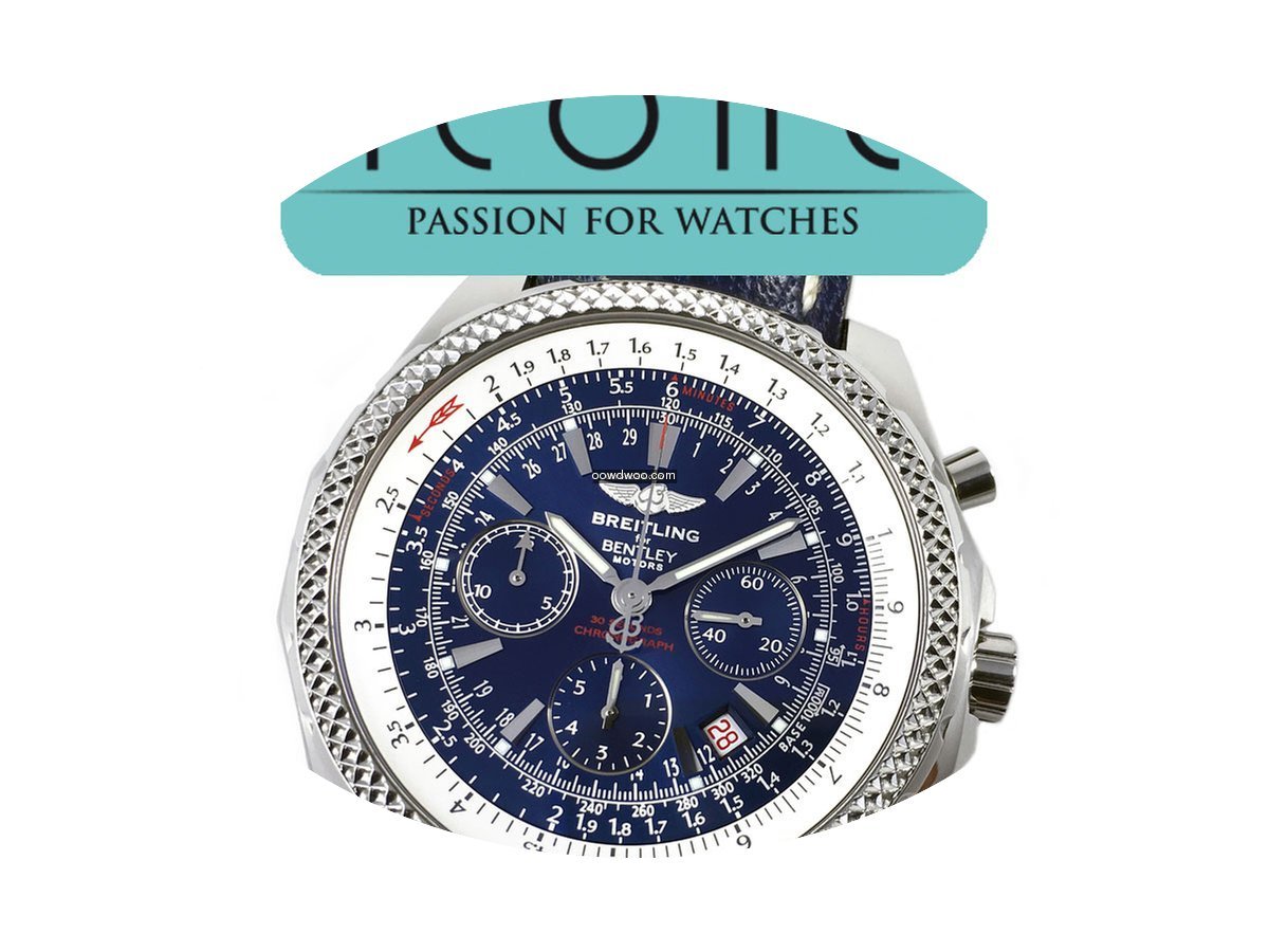 Breitling Bentley Motors Blue Dial...