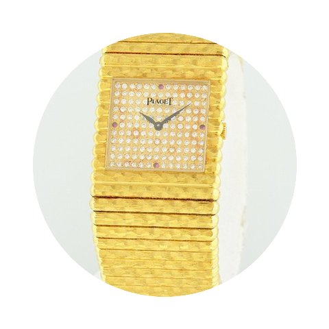 Piaget Ladies Yellow Gold Diamond Watch ...