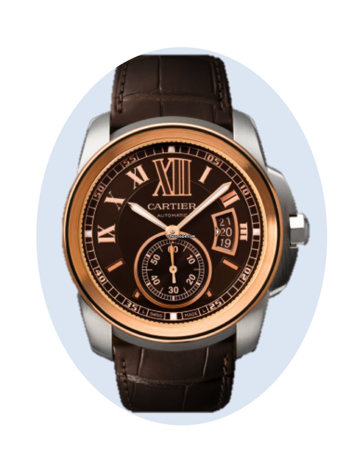 Cartier Calibre de Cartier Stahl Rotgold...