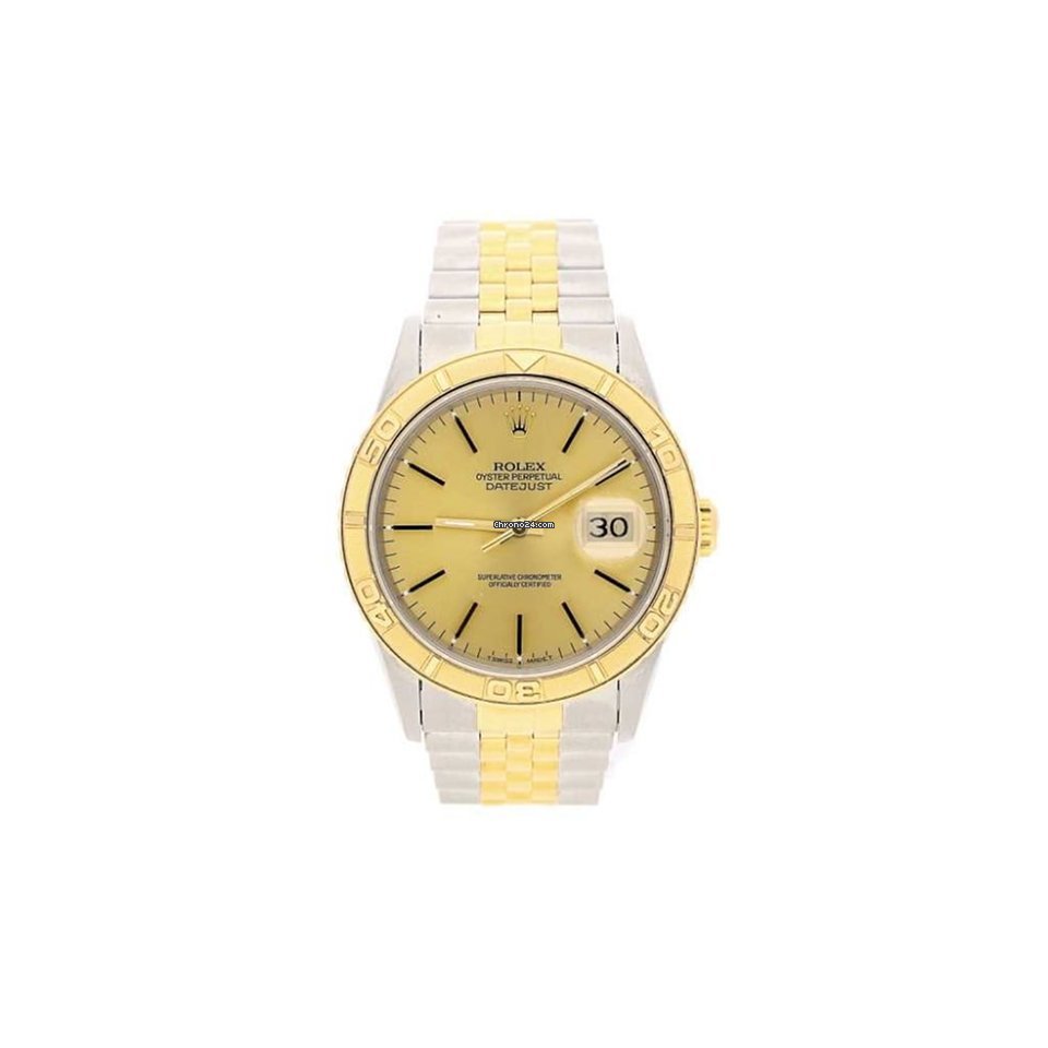 Rolex Datejust Turn-O-Graph 16263 Mens W...