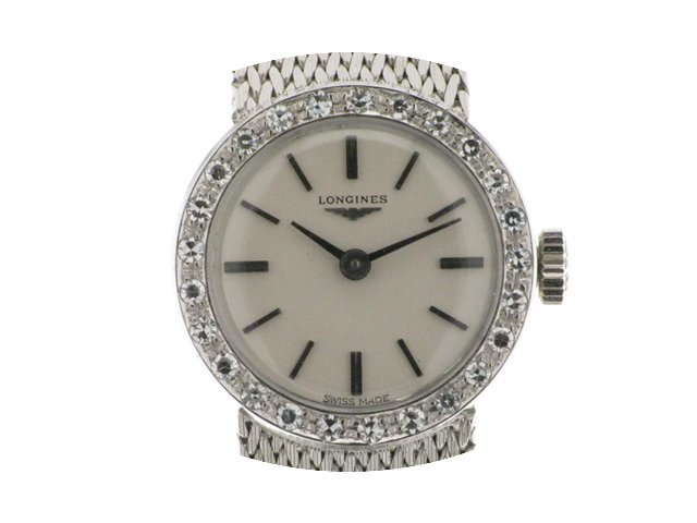 Longines Lady oro bianco 18kt ghiera dia...