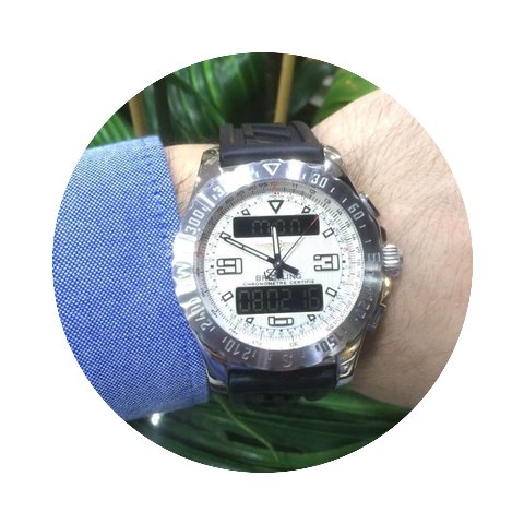 Breitling Air Wolf A78363 Analog and LCD...