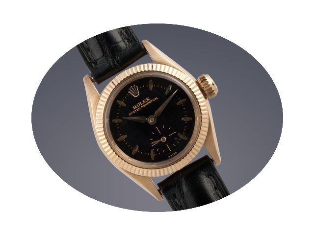 Rolex Ladies 18ct gold Oyster Perpetual...