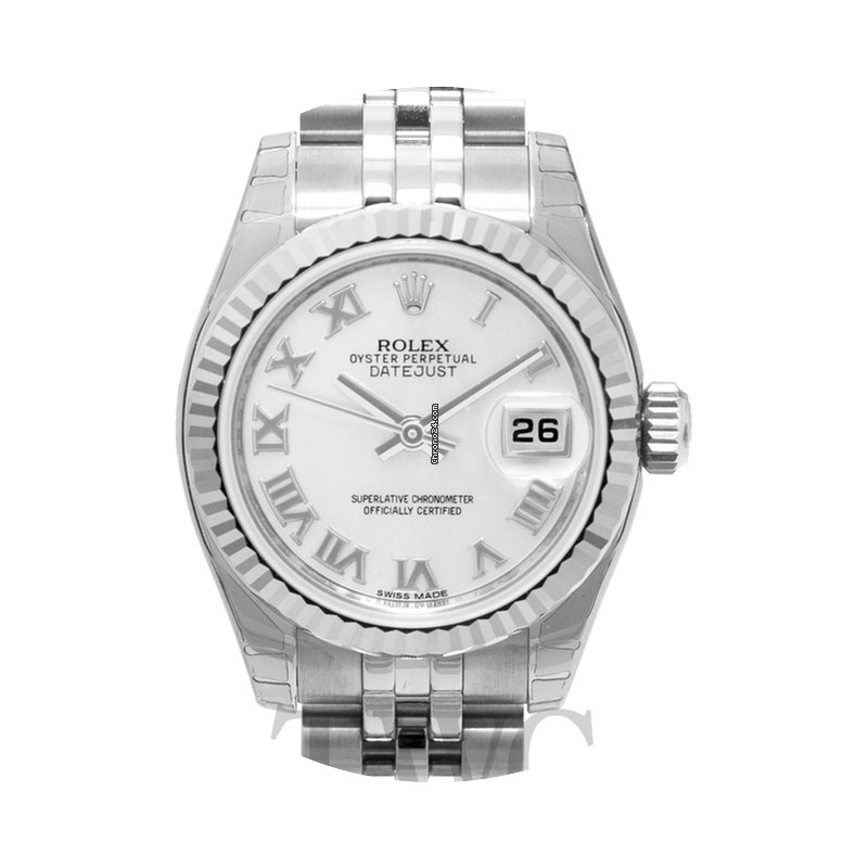 Rolex Lady Oyster Perpetual White/Steel ...