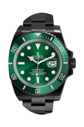 Rolex Submariner Green 116610LV DLC-PVD...
