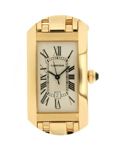 Cartier Tank Americaine 1725 In Yellow G...