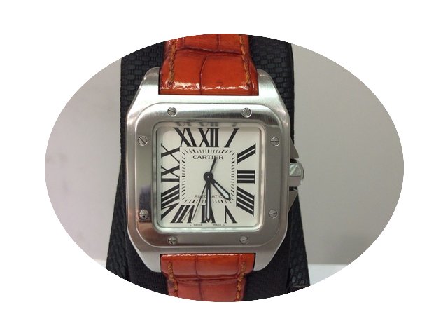 Cartier Santos 100 Ref. W20106x8 Midsize...