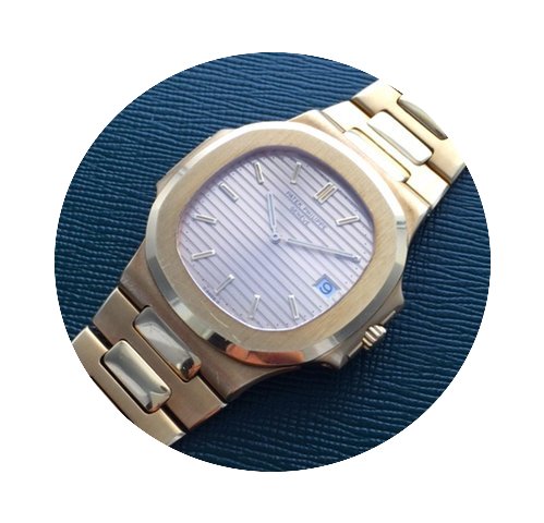 Patek Philippe Yellow Gold Jumbo Nautilu...