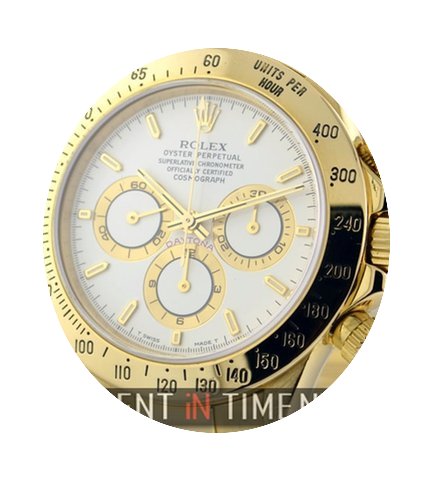 Rolex Daytona 18k Yellow Gold Zenith Mov...