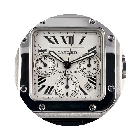 Cartier Santos 100 XL Chronograph Steel ...