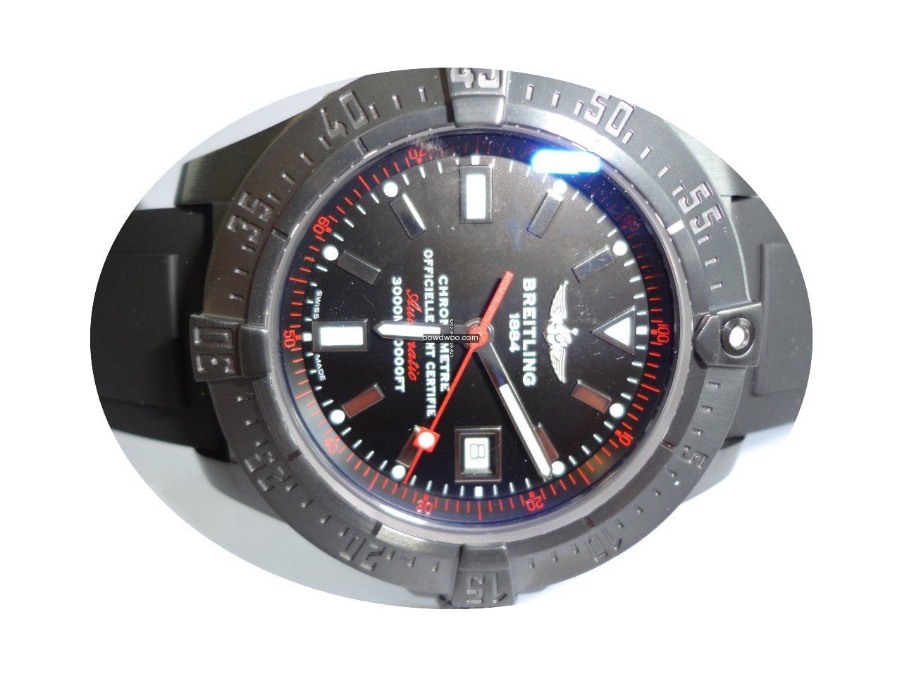 Breitling Avenger Seawolf Black Steel Li...