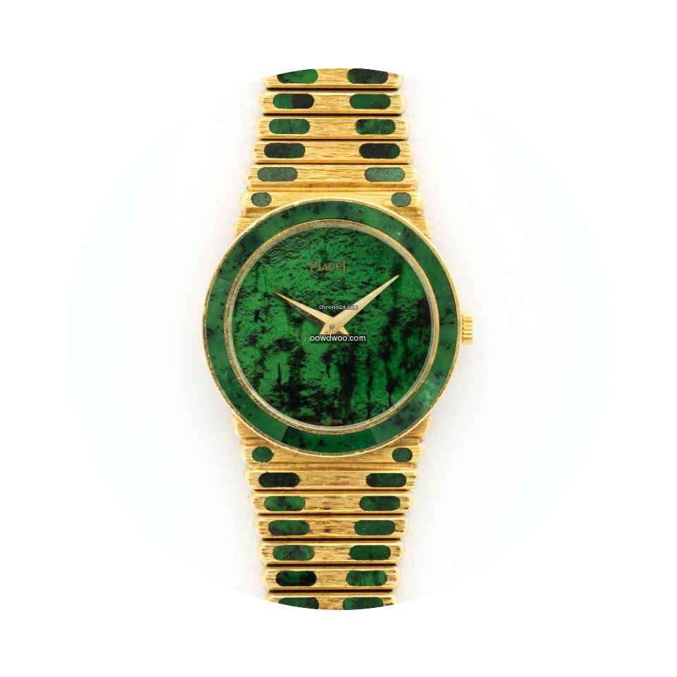 Piaget Yellow Gold Nephrite Jade Bracele...