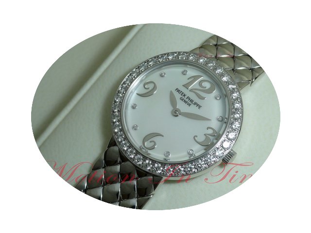 Patek Philippe Calatrava White Gold on W...
