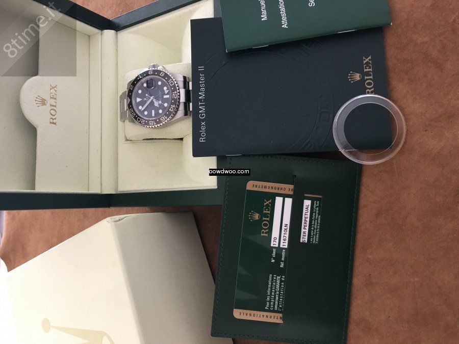 Rolex Gmt Master Ii 116710ln...