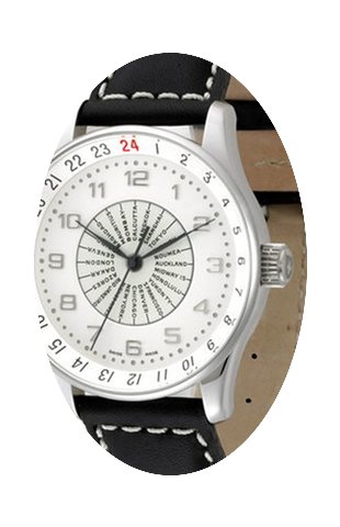 Zeno-Watch Basel X-Large Retro World Tim...
