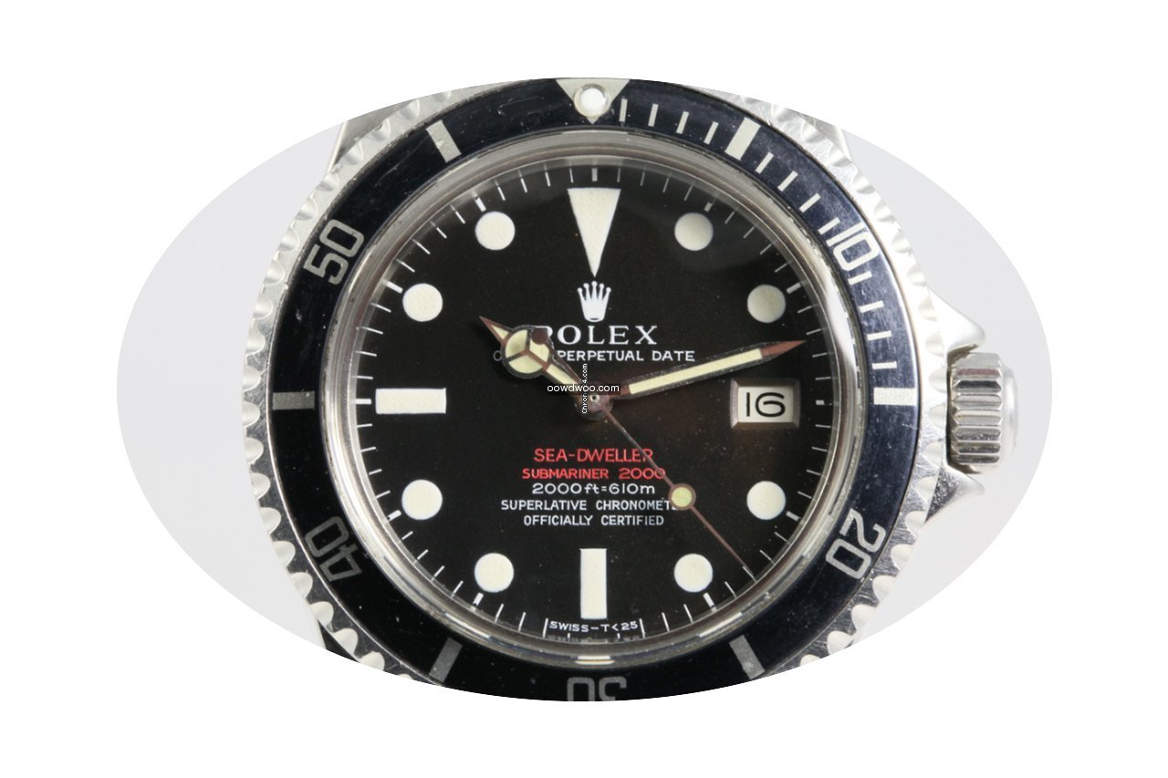 Rolex Sea-Dweller 1665 Double Red Mark I...