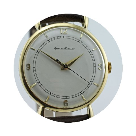 Jaeger-LeCoultre vintage gold dress watc...