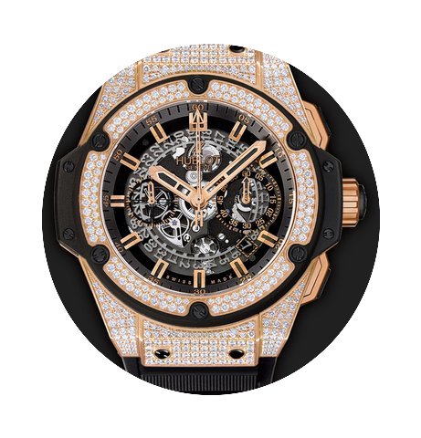 Hublot King Power Unico King Gold Pavé ...