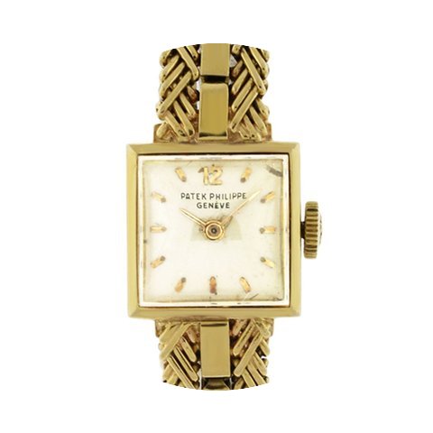 Patek Philippe 18k Gold Ladies Watch...