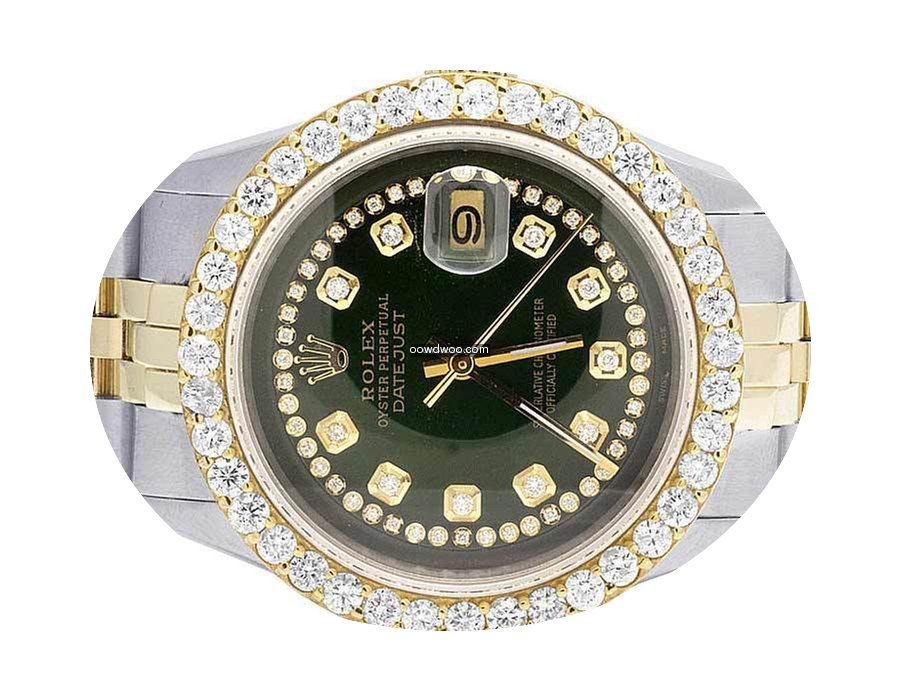 Rolex Mens Rolex 18K/ Steel Two Tone Dat...