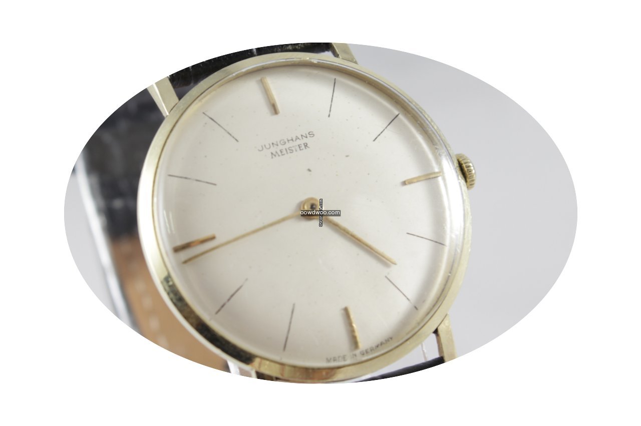 Junghans Meister Gold 585 er 14 Karat Ha...