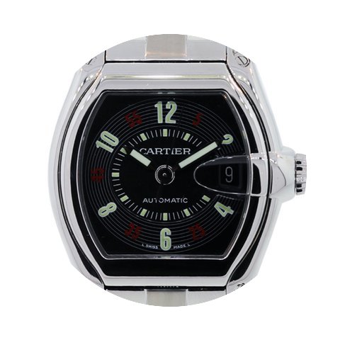 Cartier Roadster Stainless Steel Black C...