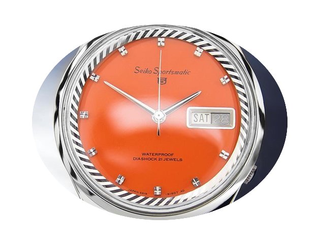 Seiko 5 Sportsmatic Mens Vintage Day Dat...