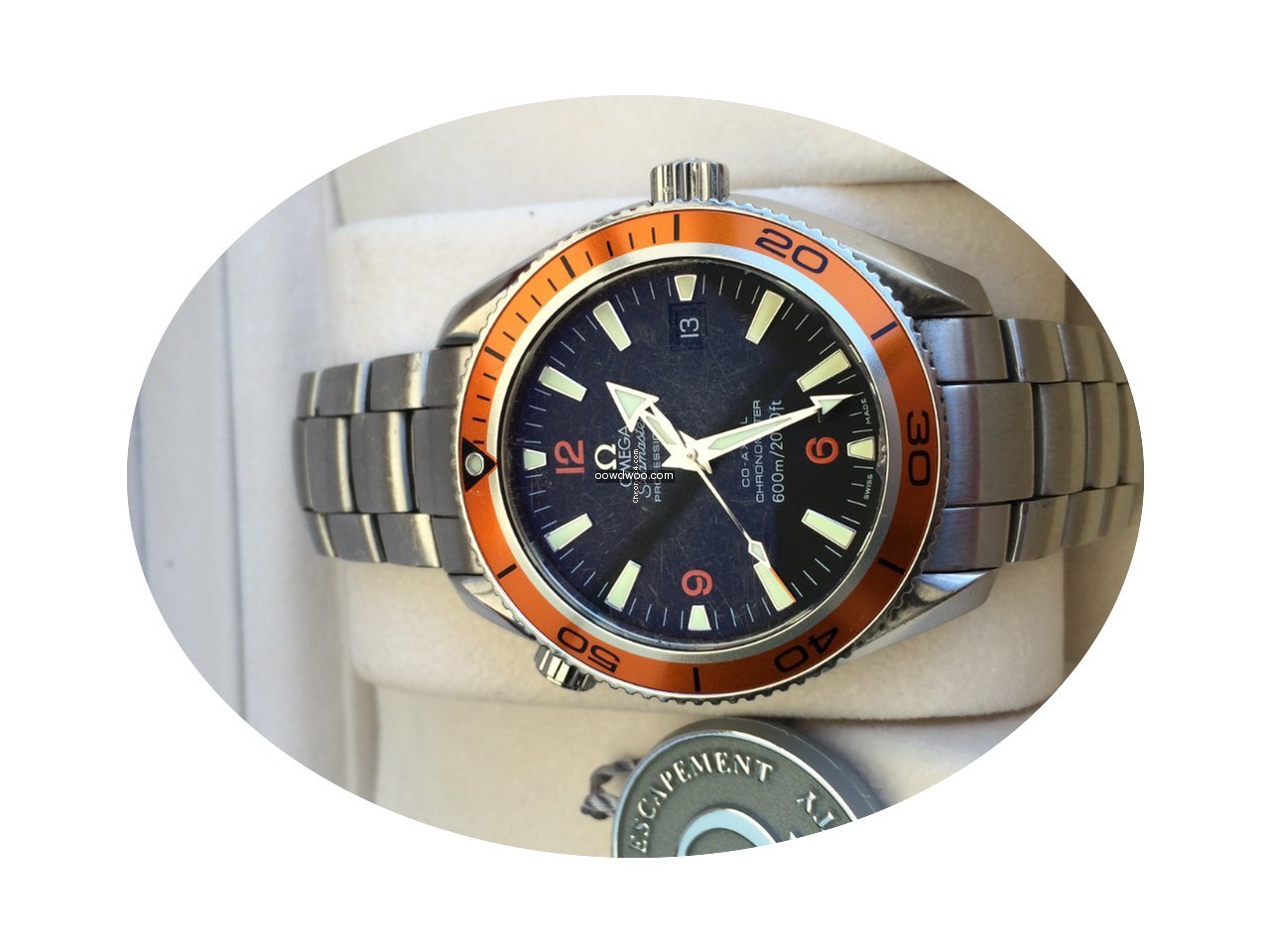 Omega Planet Ocean CoAxial 42mm Orange B...