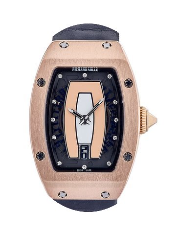 Richard Mille Lady In Oro Rosa 18kt E Di...