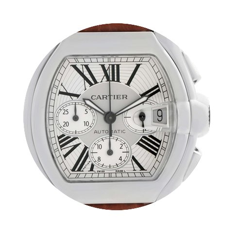 Cartier Roadster Chronograph Silver Dial...