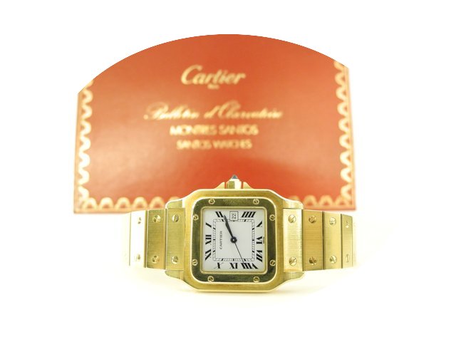 Cartier santos oro 18kt...