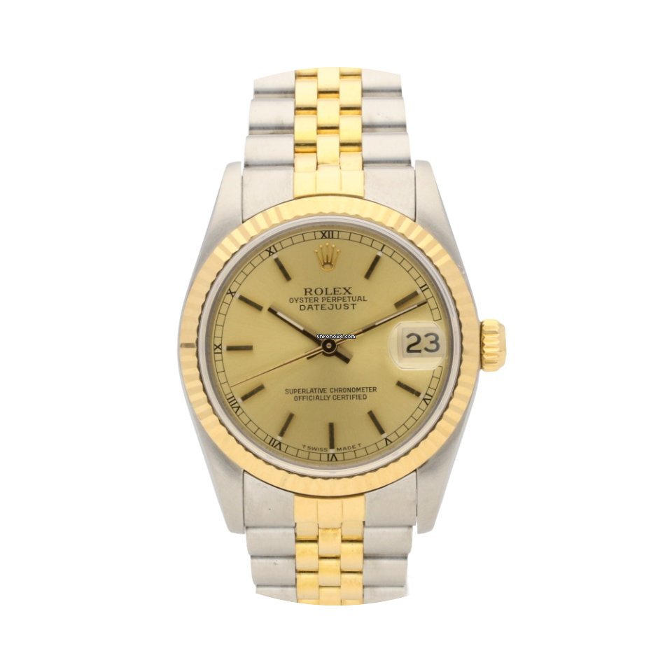 Rolex Datejust 68273 - 31mm Watch - Cham...
