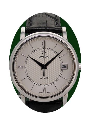 Omega DeVille Prestige Date Silver Dial ...