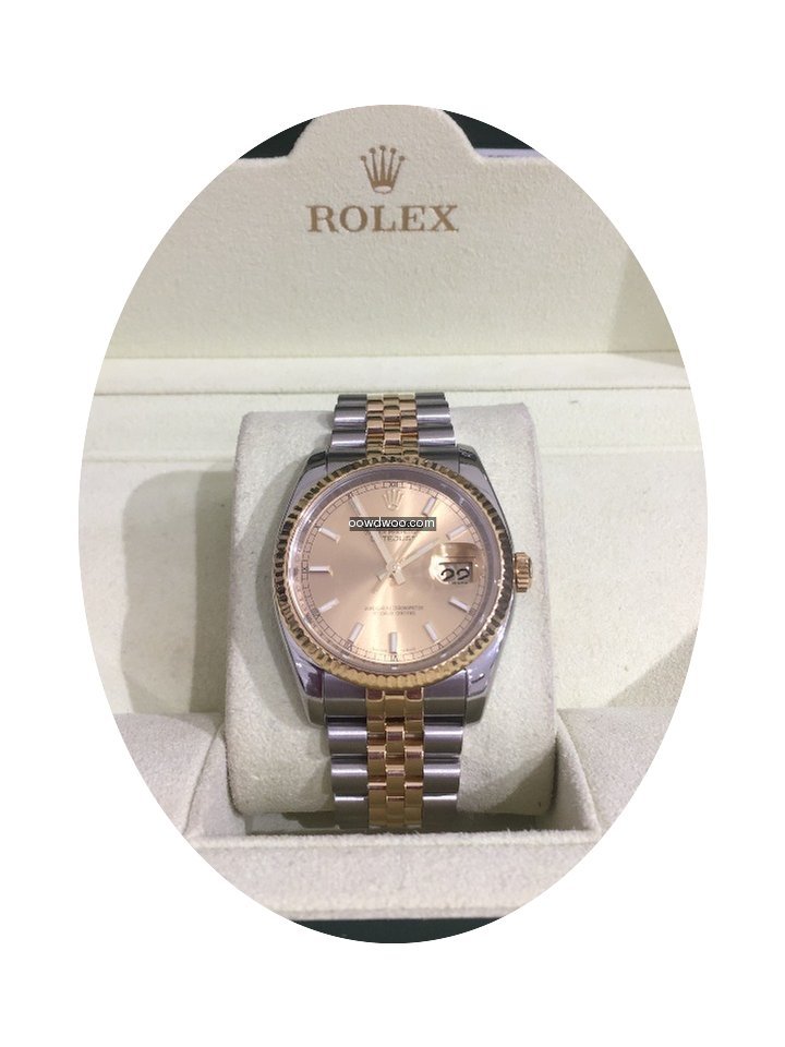 Rolex Datejust S/G 36mm New Model 116233...