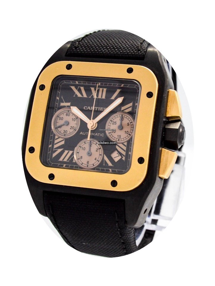 Cartier Santos 100 ad: $11,000 Cartier S...