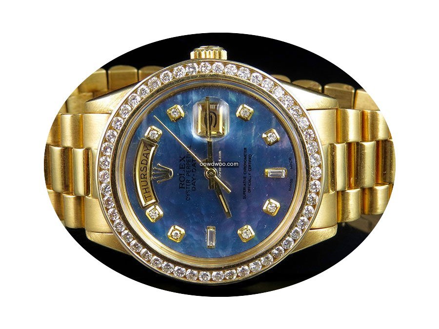 Rolex 18K Mens Yellow Gold Rolex Preside...