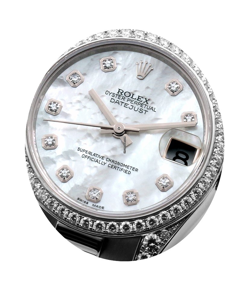 Rolex 31mm President 18k WG Factory MOP ...