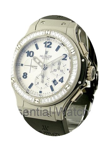 Hublot 44mm Mat Big Bang Baguette Diamon...