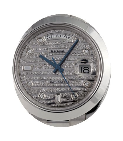 Rolex Day-Date II President Platinum Pav...