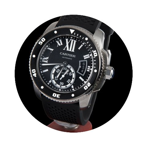 Cartier calibre de cartier diver ceramic...