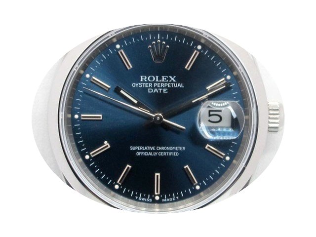 Rolex Oyster Date 15200 quadrante blu fu...