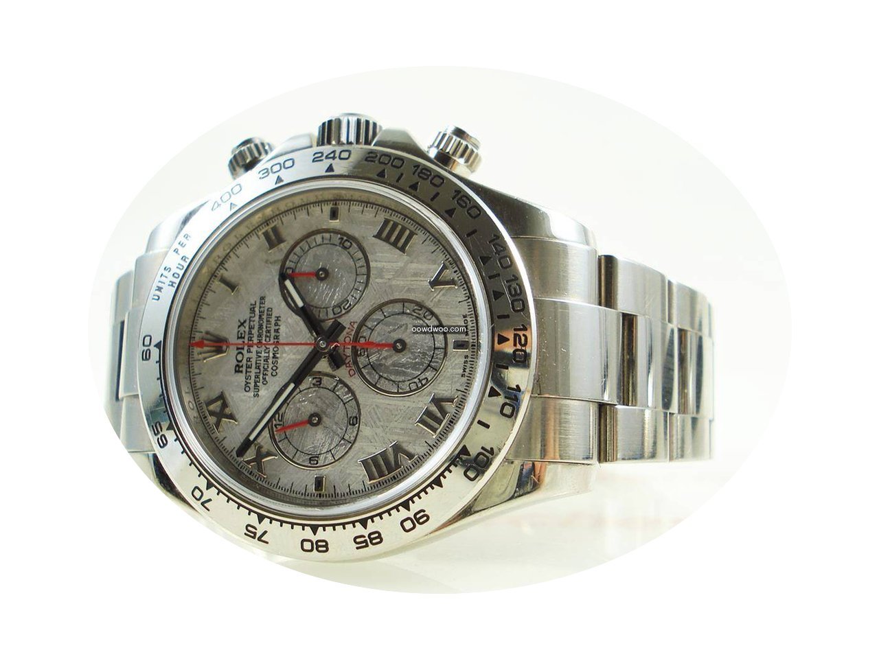 Rolex Daytona Weissgold 116509 Meteorite...